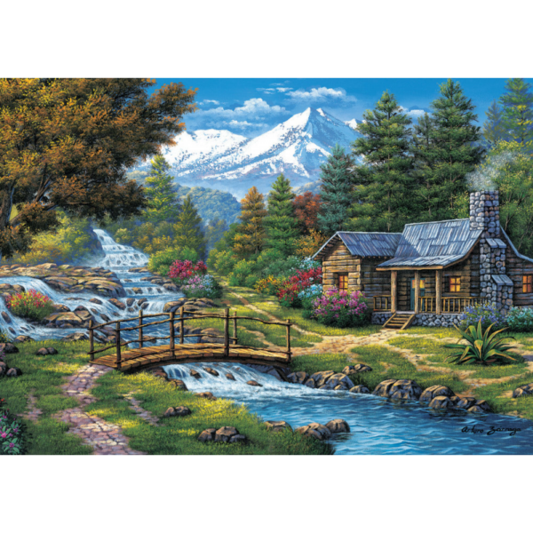 puzzle 2000 piese two cascades