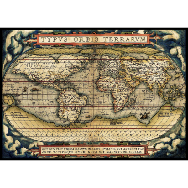 puzzle 3000 piese the first modern atlas 1570