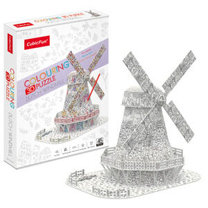 Puzzle 3D - Dutch Windmill