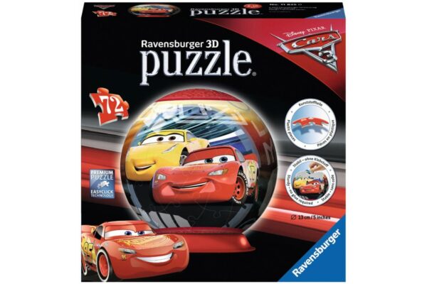 puzzle 3d ravensburger cars 3 72 piese 11825 1