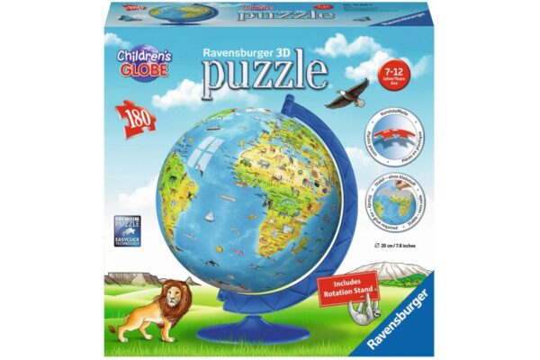 puzzle 3d ravensburger globul lumii 180 piese 1