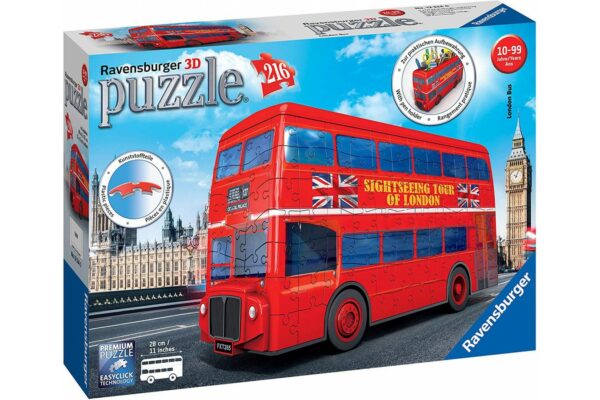 puzzle 3d ravensburger london bus 216 piese 12534