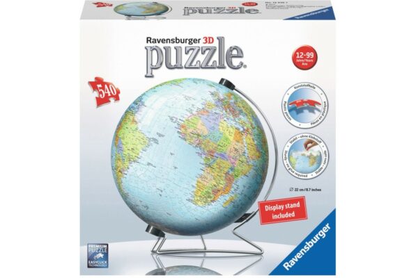 puzzle 3d ravensburger pamantul 540 piese 12436 1