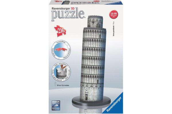 puzzle 3d ravensburger turnul din pisa 216 piese 12557 1