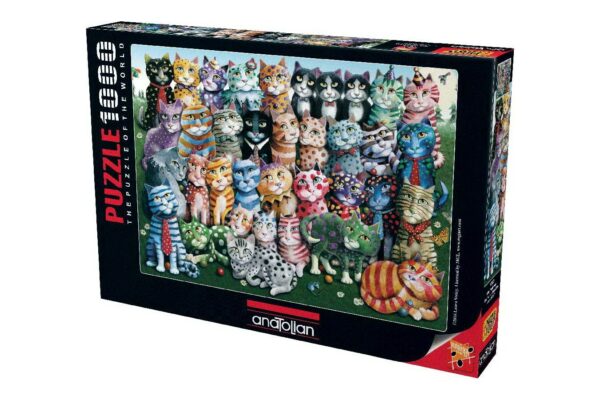 puzzle anatolian cat family reunion 1000 piese 1030 1