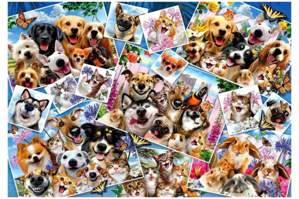 puzzle anatolian howard robinson selfie pet collage 2000 piese 3947