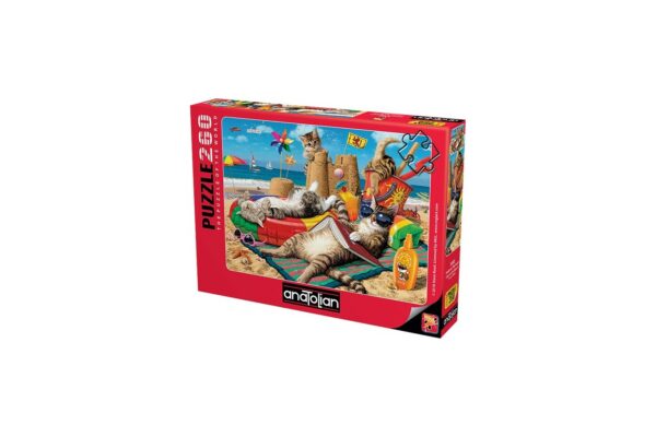 puzzle anatolian steve read cats on the beach 260 piese ana3322 1