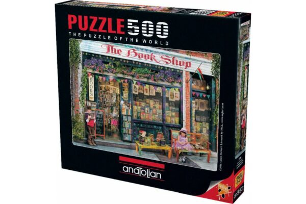 puzzle anatolian the bookshop kids 500 piese 3588 1