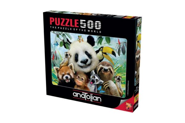 puzzle anatolian zoo selfie 500 piese 3596 1