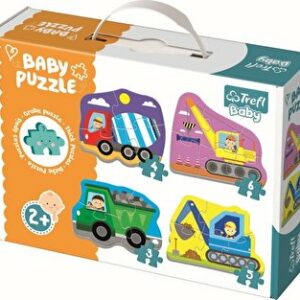 Puzzle baby - Utilaje la treaba, 18 piese