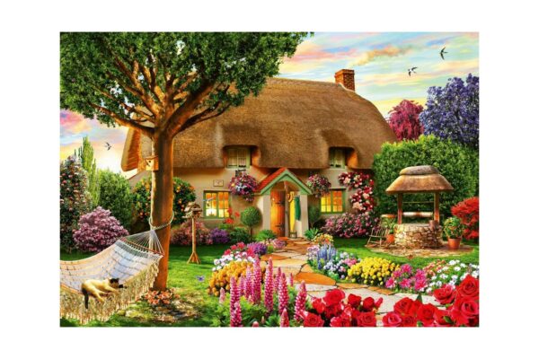 puzzle bluebird adrian chesterman thatched cottage 1000 piese 70319 p