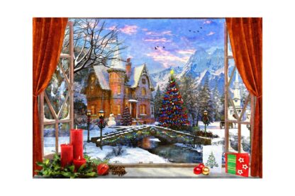 puzzle bluebird dominic davison christmas mountain view 1500 piese 70190