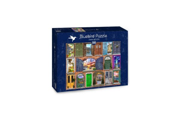 puzzle bluebird dominic davison doors of usa 2000 piese 70116 1