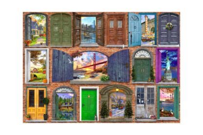 puzzle bluebird dominic davison doors of usa 2000 piese 70116