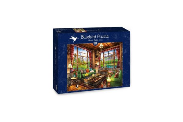 puzzle bluebird dominic davison mount cabin view 1000 piese 70336 p 1