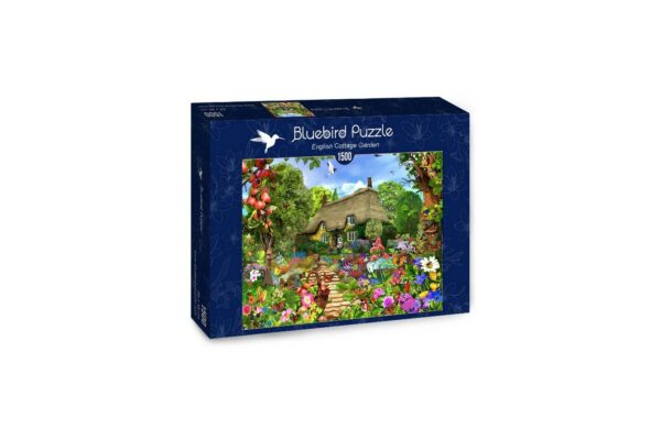 puzzle bluebird english cottage garden 1500 piese 70141 1
