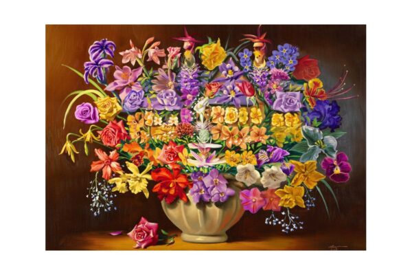 puzzle bluebird house plants 1000 piese 70096