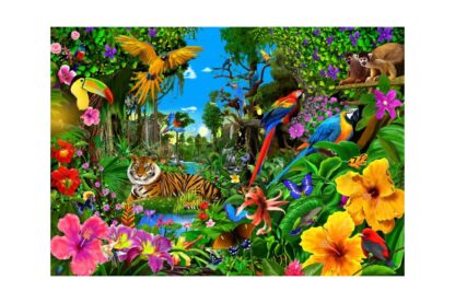 puzzle bluebird jungle sunrise 1500 piese 70150