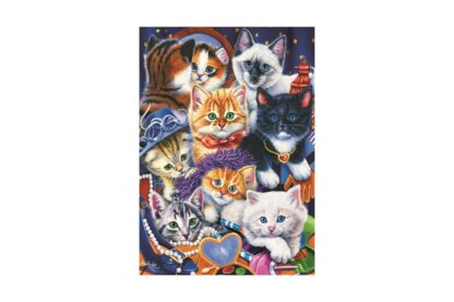 puzzle bluebird kittens in closet 1000 piese 70087