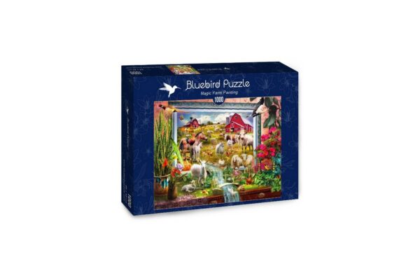 puzzle bluebird magic farm painting 1000 piese 70029 1