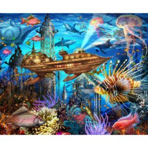 Puzzle Bluebird - Marchetti Ciro: Aqua City, 1.000 piese (70121)