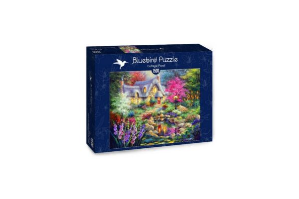 puzzle bluebird nicky boehme cottage pond 1500 piese 70060 1
