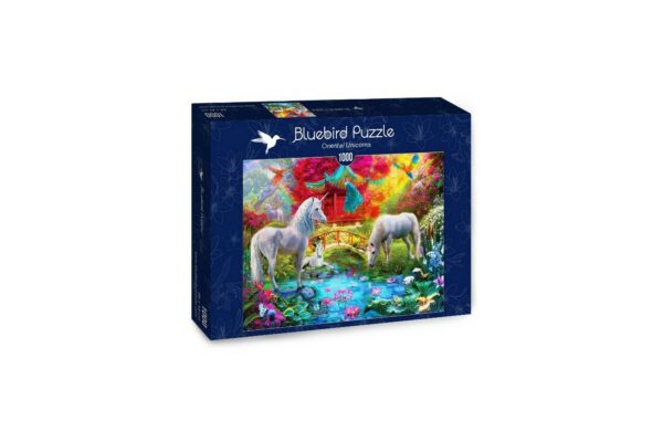 puzzle bluebird oriental unicorns 1000 piese 70148 1
