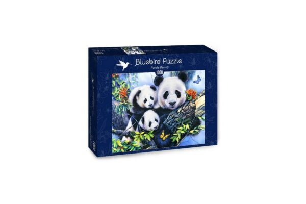 puzzle bluebird panda family 1000 piese 70079 1