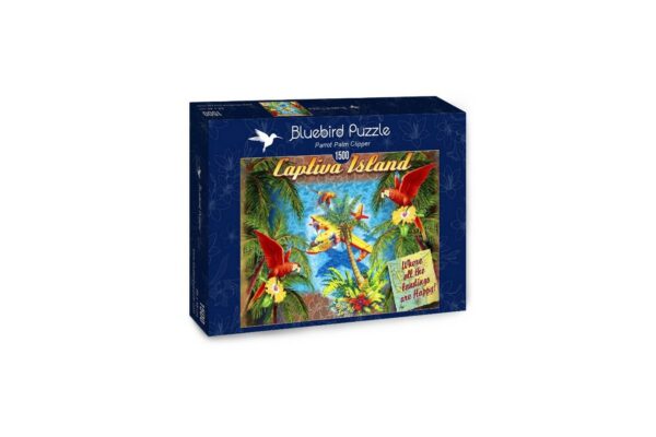 puzzle bluebird parrot palm clipper 1500 piese 70104 1