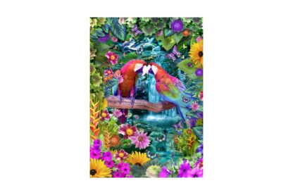 puzzle bluebird parrot paradise 1500 piese 70138