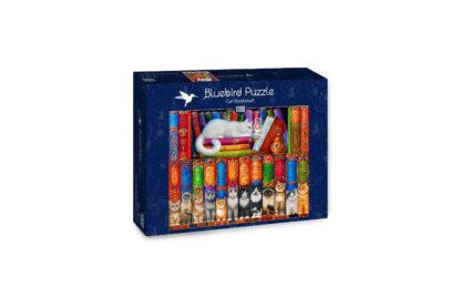 puzzle bluebird puzzle cat bookshelf 1000 piese bluebird puzzle 70216 1