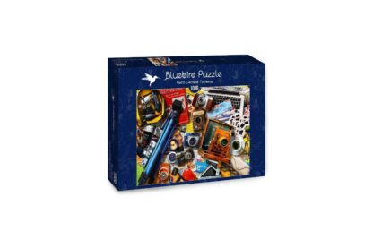 puzzle bluebird retro camera tabletop 1000 piese bluebird puzzle 70240 p 1