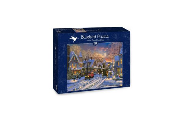 puzzle bluebird small town christmas 1500 piese 70113 1