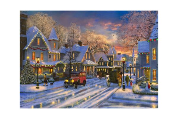 puzzle bluebird small town christmas 1500 piese 70113