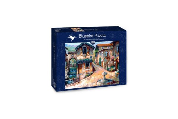 puzzle bluebird the fountain on the square 1000 piese 70120 1
