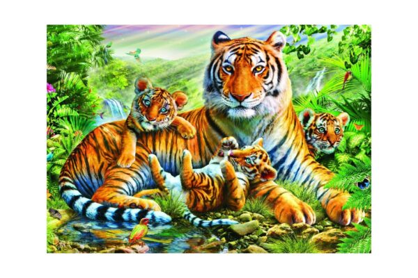 puzzle bluebird tiger and cubs 1500 piese 70137