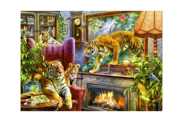 puzzle bluebird tigers coming to life 2000 piese 70171