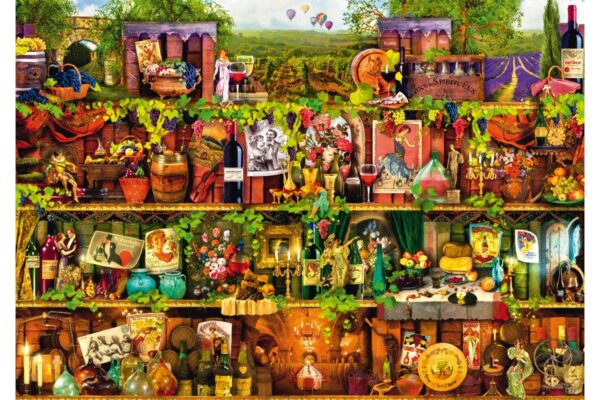 Puzzle Bluebird - Wine Shelf, 1.000 piese (70304-P)