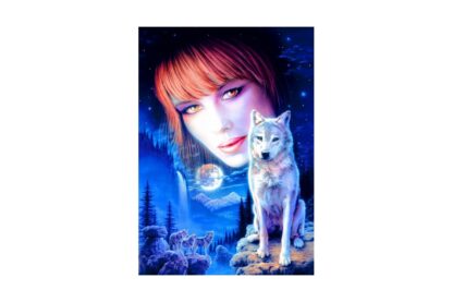 puzzle bluebird wolf girl 1000 piese 70133