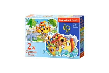 puzzle castorland 2 in 1 contur noahs adventure 9 15 piese 1