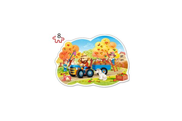 puzzle castorland 4 in 1 contur four season 8 12 15 20 piese 4