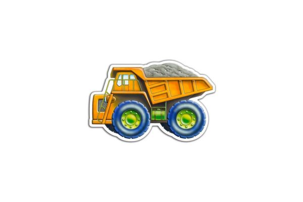 puzzle castorland 4 in 1 vehicles 4 5 6 7 piese 5
