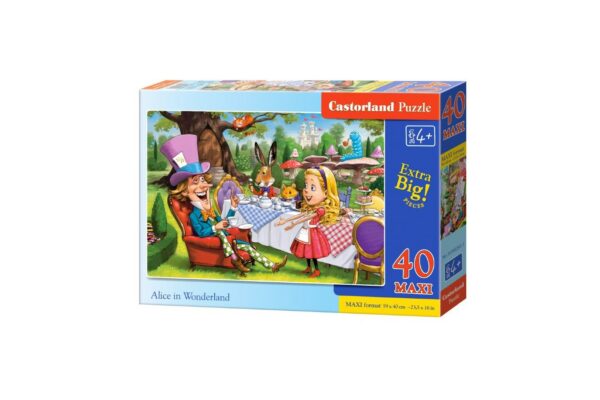 puzzle castorland alice in wonderland 40 piese xxl 040292
