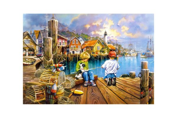 puzzle castorland at the dock 1000 piese 104192