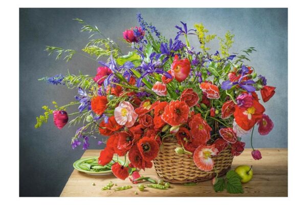 puzzle castorland bouquet with poppies 500 piese 53506