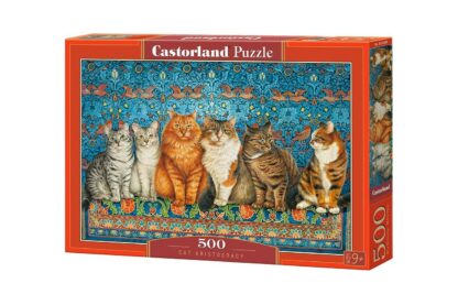 puzzle castorland cat aristocracy 500 piese 53469 1