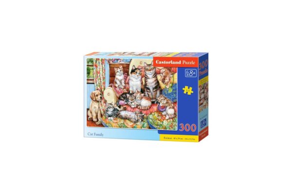 puzzle castorland cat family 300 piese 030439