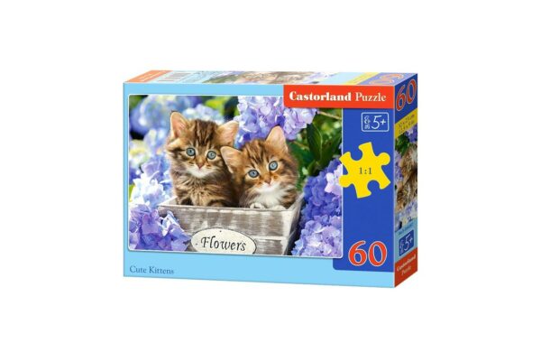 puzzle castorland cute kittens 60 piese 1