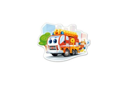 puzzle castorland fire engine 12 piese