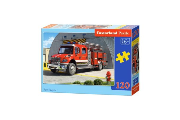 puzzle castorland fire engine 120 piese 1